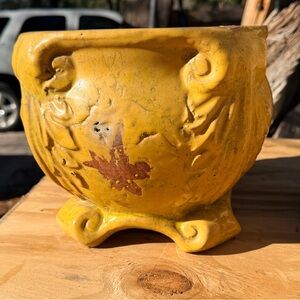 MAYBE MAYBE MAYBE McCoy Planter with Floral Design